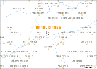 map of Marquixanes