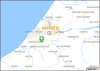 map of Marracq