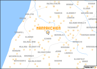 map of Marrakchien