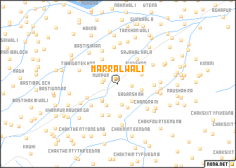 map of Marralwāli