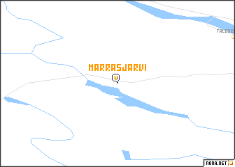 map of Marrasjärvi