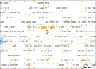 map of Marreiros