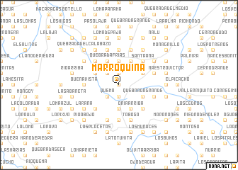 map of Marroquina