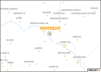 map of Marroquín