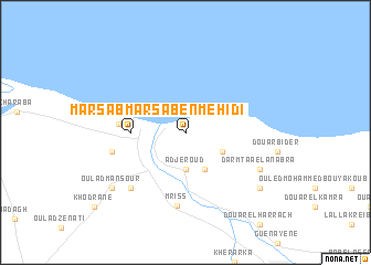 map of Marsa Ben Mehidi