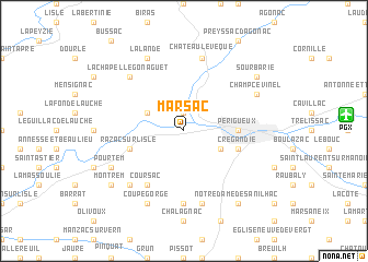 map of Marsac