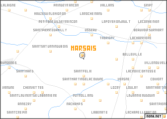 map of Marsais