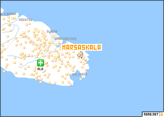 map of Marsaskala