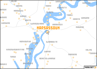 map of Marsassoum