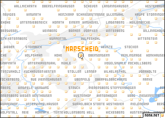 map of Marscheid