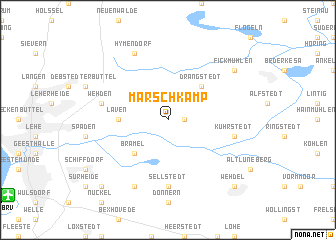 map of Marschkamp