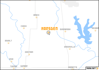 map of Marsden