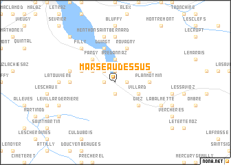 map of Marseau-Dessus