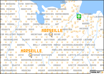 map of Marseille