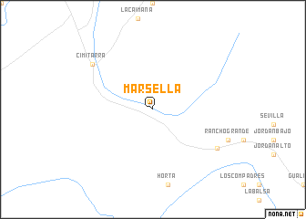 map of Marsella