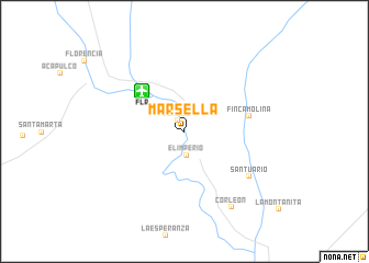 map of Marsella