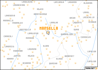 map of Marsella