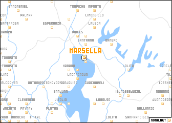 map of Marsella