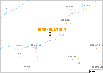 map of Marshalltown