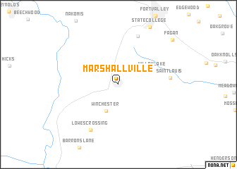 map of Marshallville