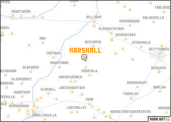 map of Marshall