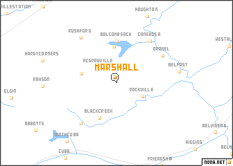 map of Marshall