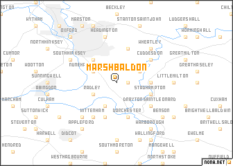 map of Marsh Baldon