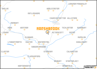 map of Marshbrook