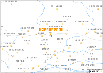 map of Marshbrook