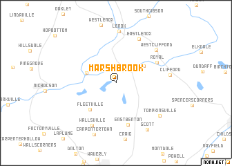 map of Marshbrook