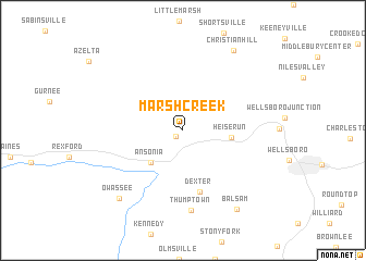 map of Marsh Creek