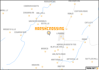 map of Marsh Crossing