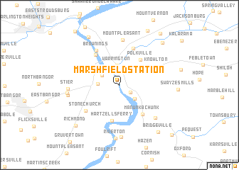 map of Marshfield Station