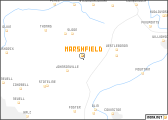 map of Marshfield