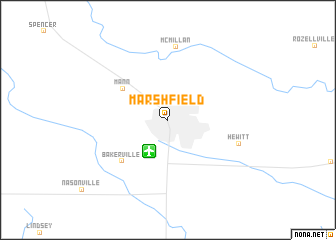 map of Marshfield