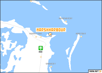 map of Marsh Harbour