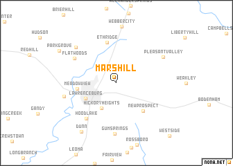 map of Mars Hill