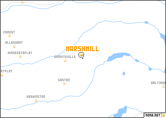 map of Marsh Mill