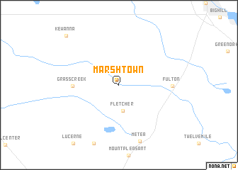 map of Marshtown