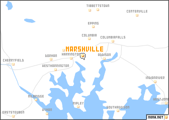 map of Marshville