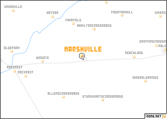 map of Marshville