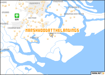 map of Marshwood At The Landings