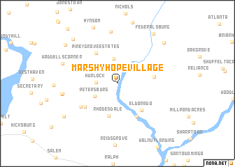 map of Marshyhope Village