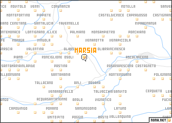 map of Marsia