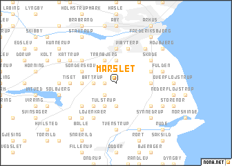 map of Mårslet
