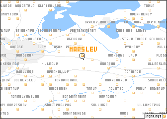 map of Marslev