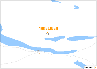 map of Marsliden