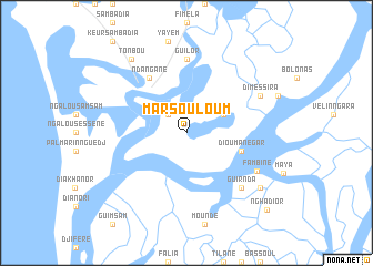 map of Mar Souloum