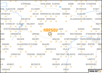 map of Maršov