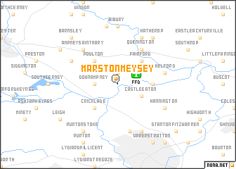 map of Marston Meysey